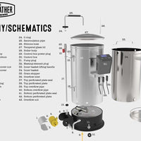 Grainfather G30 Pump with screws (2)