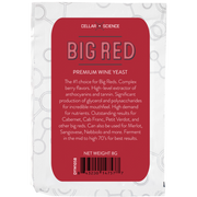 CellarScience® BIG RED Dry Wine Yeast | Premium Wine Yeast