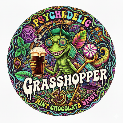 Stout Beer Extract Beer Recipe Kit Psychedelic Grasshopper Mint Chocolate