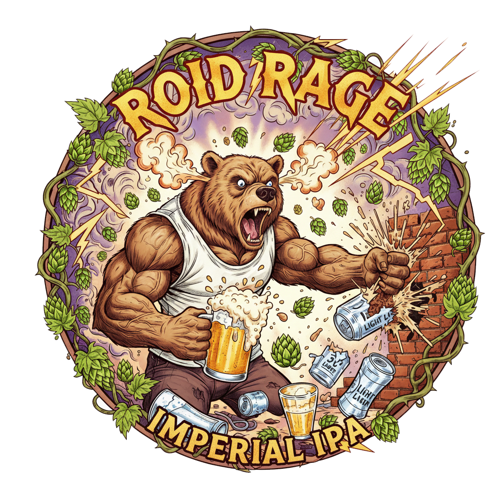 Roid Rage Imperial IPA Extract Beer Recipe Kit | Jasper's Home Brew Supply