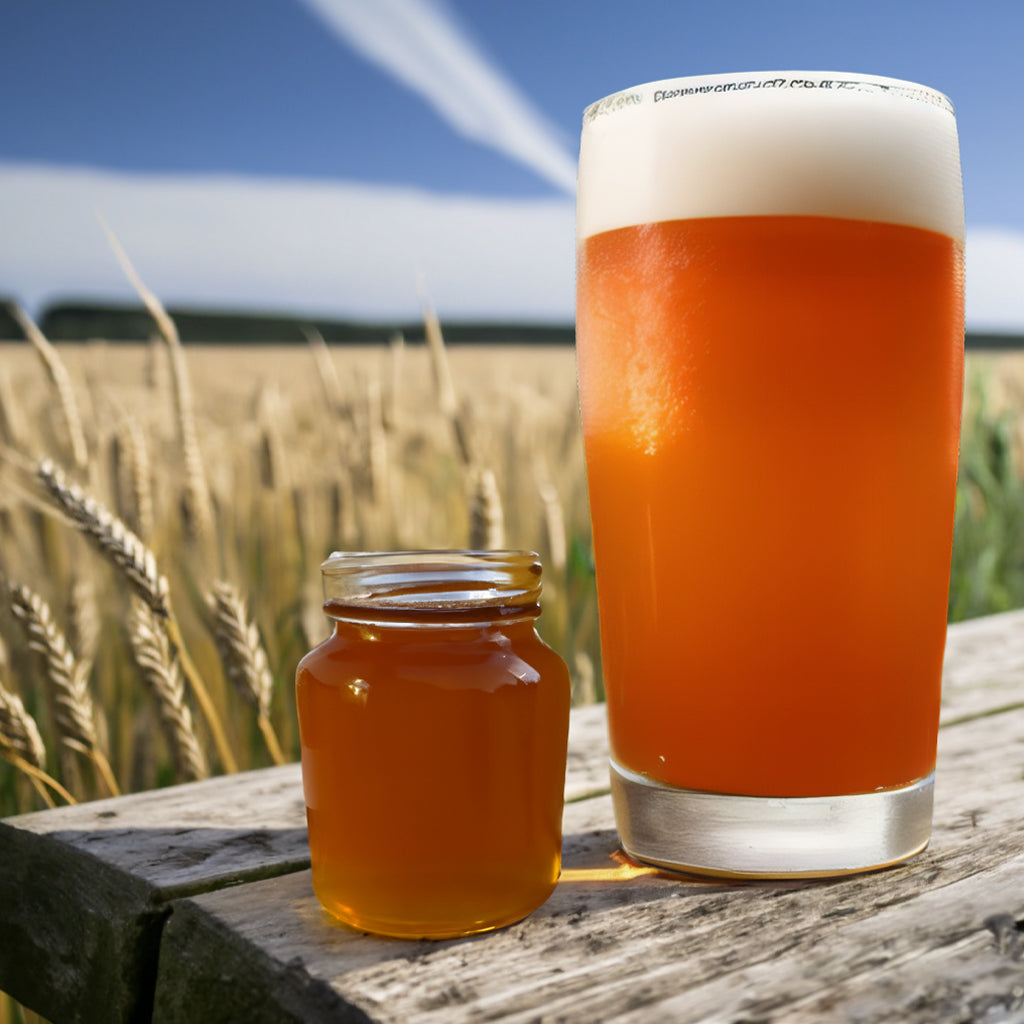 Honey Wheat Beer All Grain Beer Recipe Kit Sticky Paws