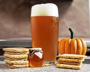 Pumpkin Ale Extract Beer Recipe Kit Scrumpsillyicious Honey Graham Cracker