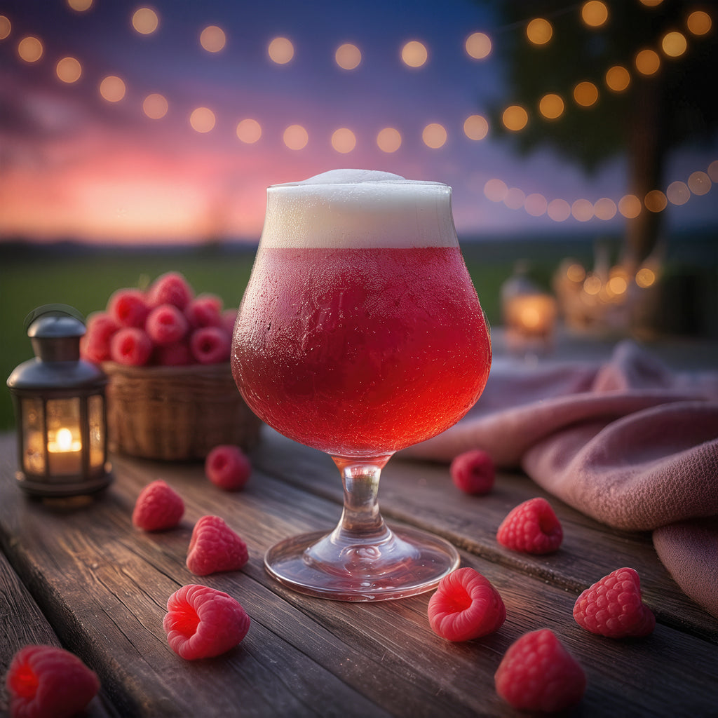 Sour Beer Raspberry Rosy Twilight Raspberry Sour Extract Beer Recipe Kit | Jasper's Home ...
