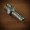 Male Stainless Steel 1/2" NPT x 1/2" Barb