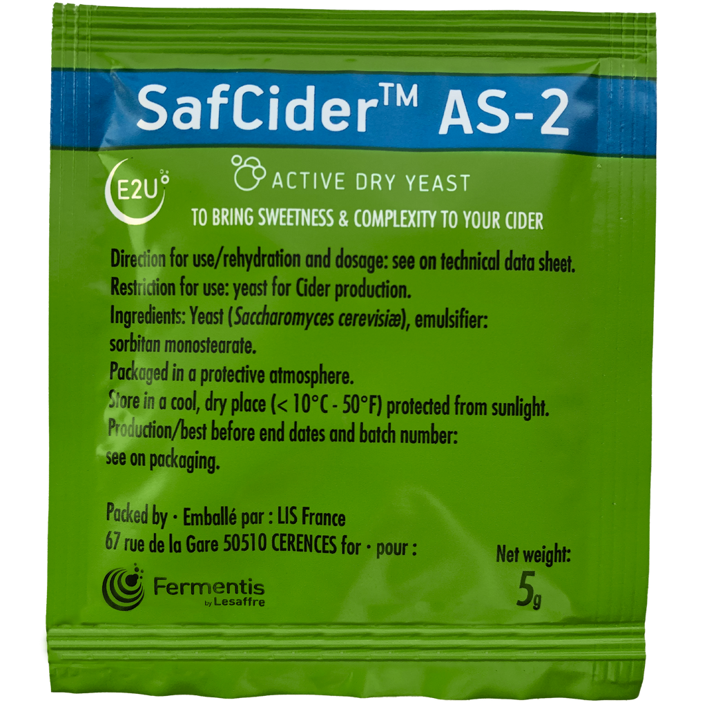 SafCider AS-2 Cider Yeast