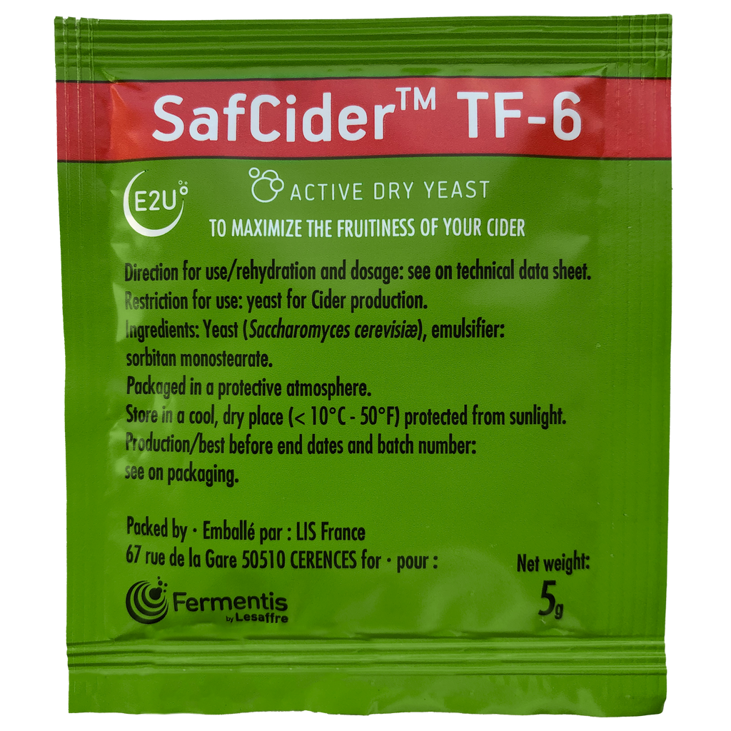 SafCider TF-6 Cider Yeast