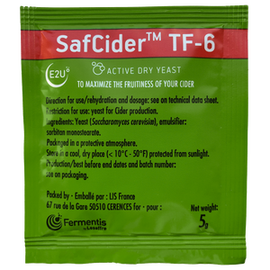 SafCider TF-6 Cider Yeast