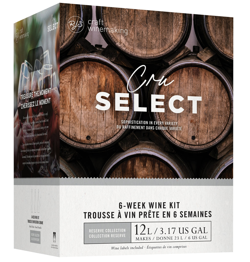 Italian Pinot Grigio Cru Select Winemaking Ingredient Kit Winemaking Ingredient Kit
