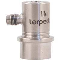 Stainless Steel Ball Lock Gas Disconnect - Torpedo