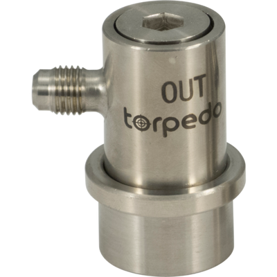 Stainless Steel Ball Lock Liquid Disconnect - Torpedo