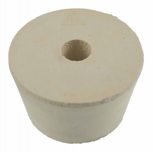 Drilled Rubber Stopper #8.5