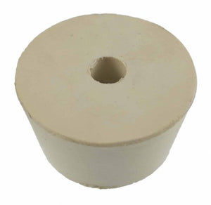 Drilled Rubber Stopper #9