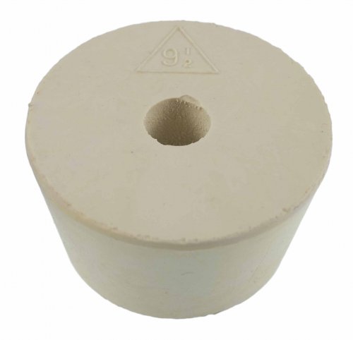 Drilled Rubber Stopper #9.5