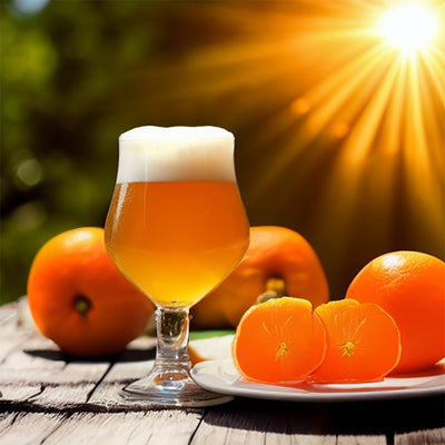 Summer Ale All Grain Beer Recipe Kit Sunbeam Tangerine White Ale